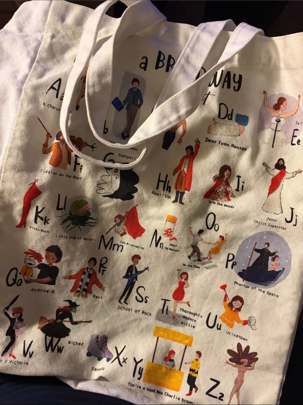 The Broadway Alphabet Tote